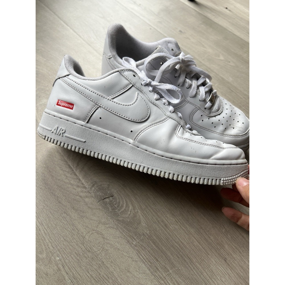 Supreme x Air Force 1 Low White CU9225-100 Men's Size 8.5